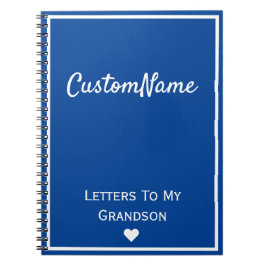 Brev till min morson Journal Anteckningsbok