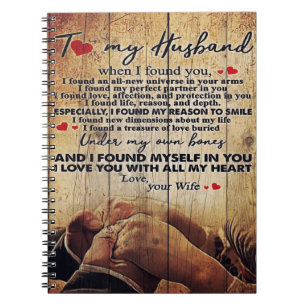 Brev till mitt Make, Cute Family Gift Anteckningsbok