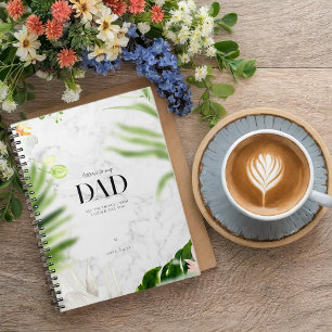 Brev till My Pappa i himlen Memorial Journal Anteckningsbok
