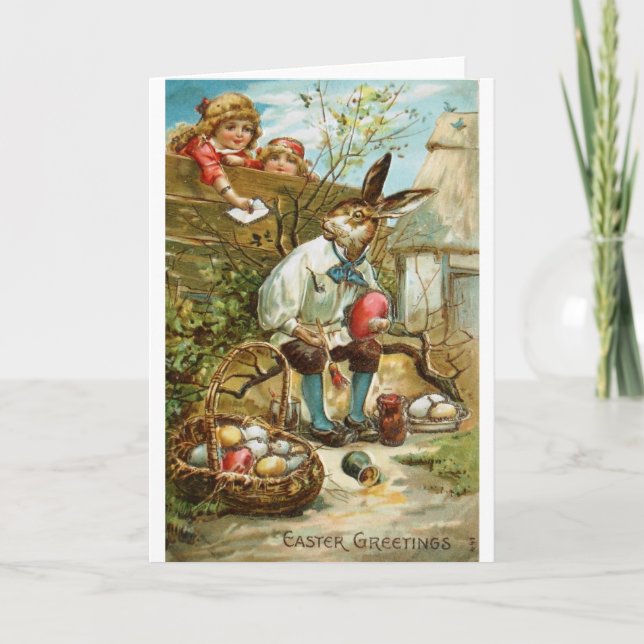 Brev till påskharen helgkort (Framsida)