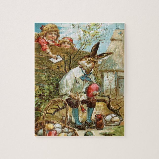 Brev till påskharepussel pussel (Vertikal)