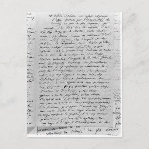 Brev till Richard Wagner den 17 februari 1860 Vykort