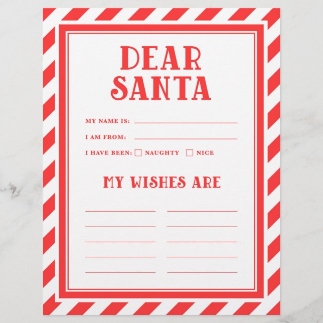 Brev till Santa (Framsida)