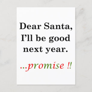 Brev till Santa Helg Vykort