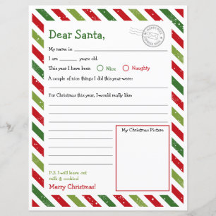 Brev till Santa, Kära Santa Brev Kids