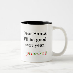 Brev till Santa Två-Tonad Mugg