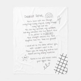 Brev till Syster Fleecefilt