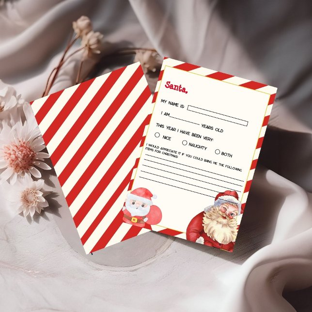 Brev till Tomt Kids önskelista Inbjudningar (Skapare uppladdad)