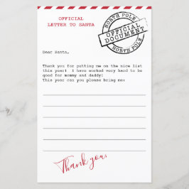 Brev till Tomten - Barnpaket