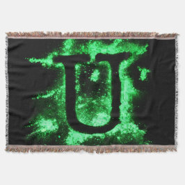 Brev U Grönt Capital Alphabet Filt