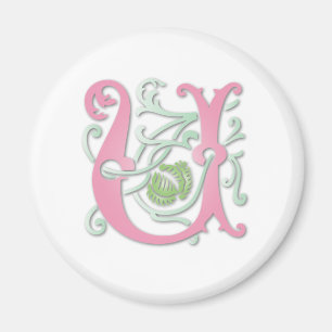 Brev U Monogram Magnet