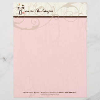 Brev V Cupkaka Business Letterhead Brevhuvud
