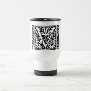 Brev V Medieval Monogram Art nouveau Resemugg