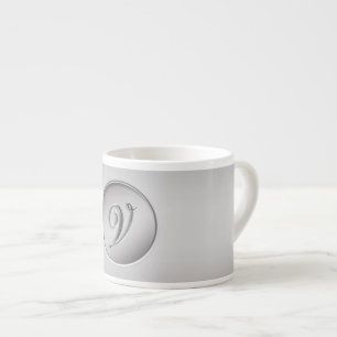 ’Brev V’ Monogram Espressomugg
