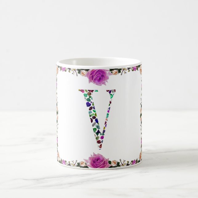 Brev V Monogram Kaffemugg (Center)