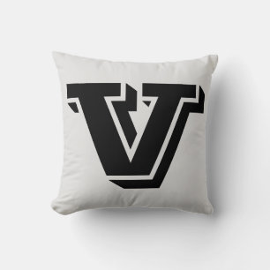 BREV V MONOGRAM PILLOW KUDDE