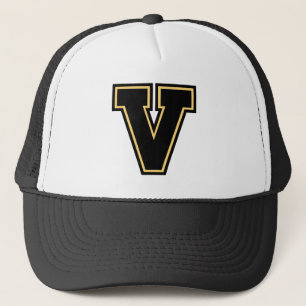 Brev ’V’ monogram Truckerkeps
