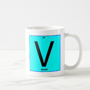 Brev V periodisk bord Kaffemugg