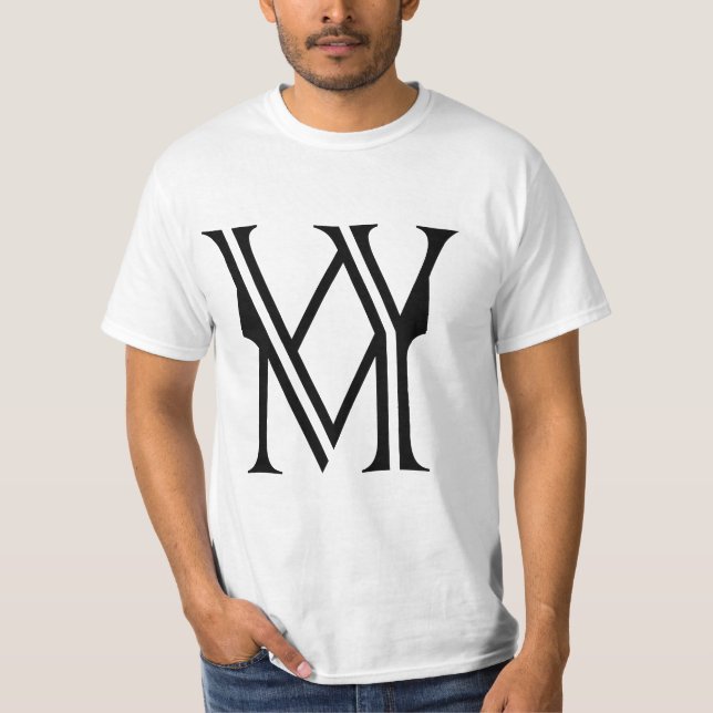 Brev W&M (levande materia) T-Shirt (Framsida)