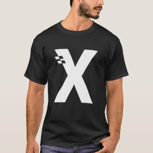 Brev X Alphabet Initial Monogram T Shirt