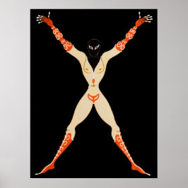 Brev X från Alphabet Suite 1976 Poster