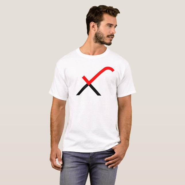 Brev X Monogram Bocken T Shirt (Hel framsida)
