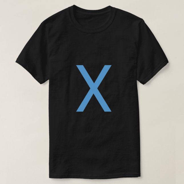 Brev X T-shirt (Design framsida)