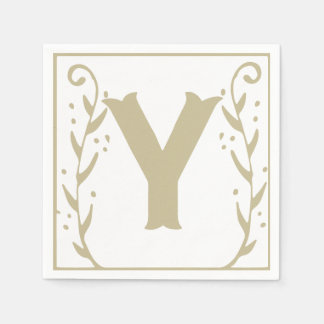 Brev Y Alphabet Block Kön Neutral babystötare Pappersservett