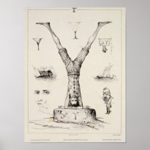 Brev Y från en alfabetprimer Poster