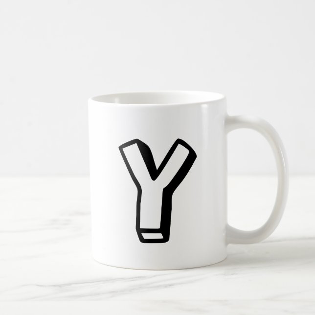 BREV Y KAFFEMUGG (Höger)
