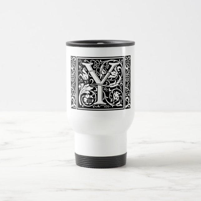 Brev Y Medieval Monogram Art nouveau Resemugg (Center)