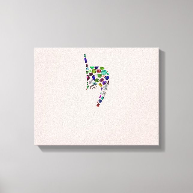 Brev 'YOD' Canvastryck (Framsida)