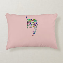 Brev 'YOD' Prydnadskudde