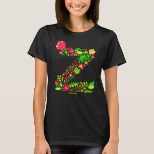 Brev z in Flowers T-Shirt