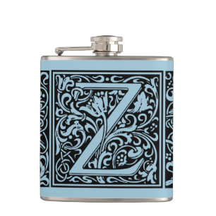 Brev Z Medieval Monogram Art nouveau Fickplunta