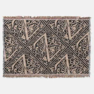Brev Z Medieval Monogram Art nouveau Filt