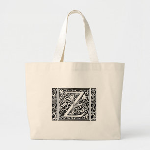 Brev Z Medieval Monogram Art nouveau Jumbo Tygkasse