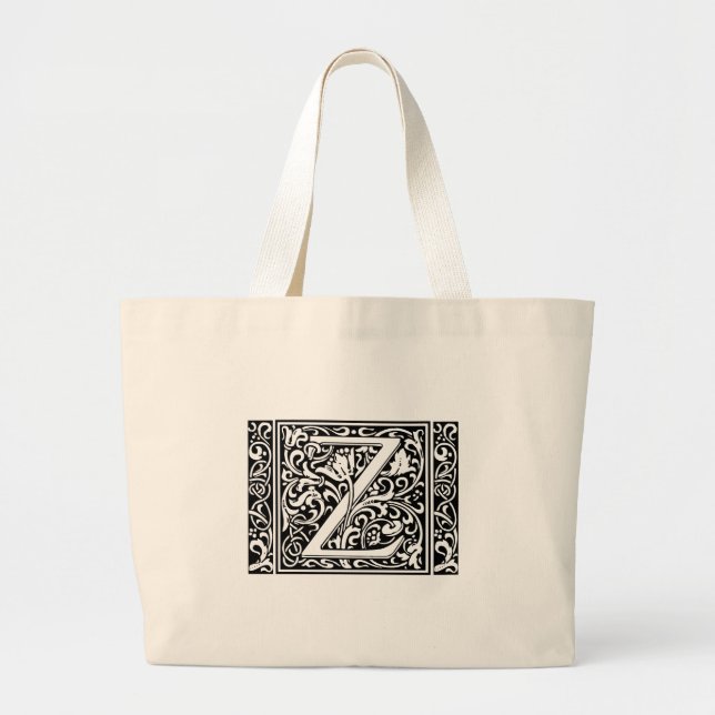 Brev Z Medieval Monogram Art nouveau Jumbo Tygkasse (Framsidan)