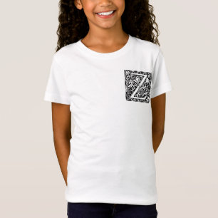 Brev Z Medieval Monogram Art nouveau Tee