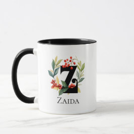 Brev Z Monogram Initial jul - berryskran Mugg