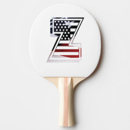 Brev Z Monogram Patriotic Pingisracket