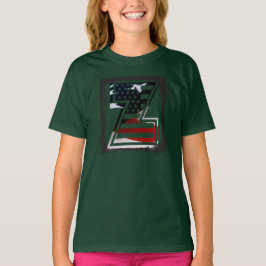 Brev Z Monogram Patriotic Tee Shirt