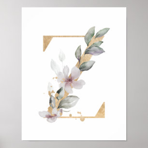 Brev Z Monogram Poster