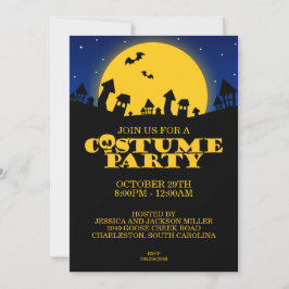 Brevad House Costume Party Halloween-inbjudan Inbjudningar