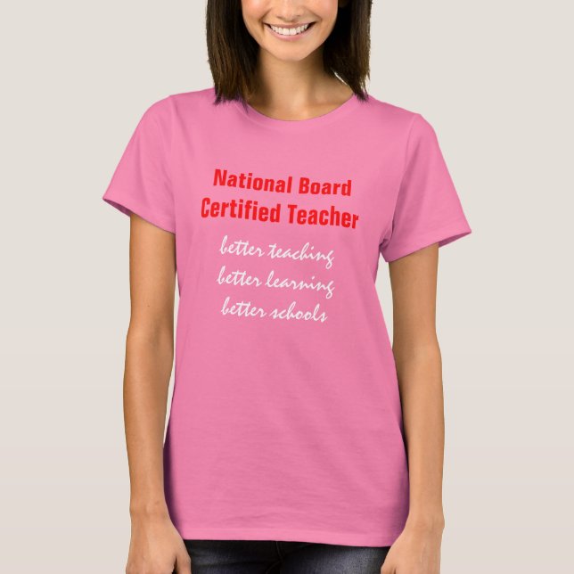 Brevard NBCT - Customized T-shirt (Framsida)