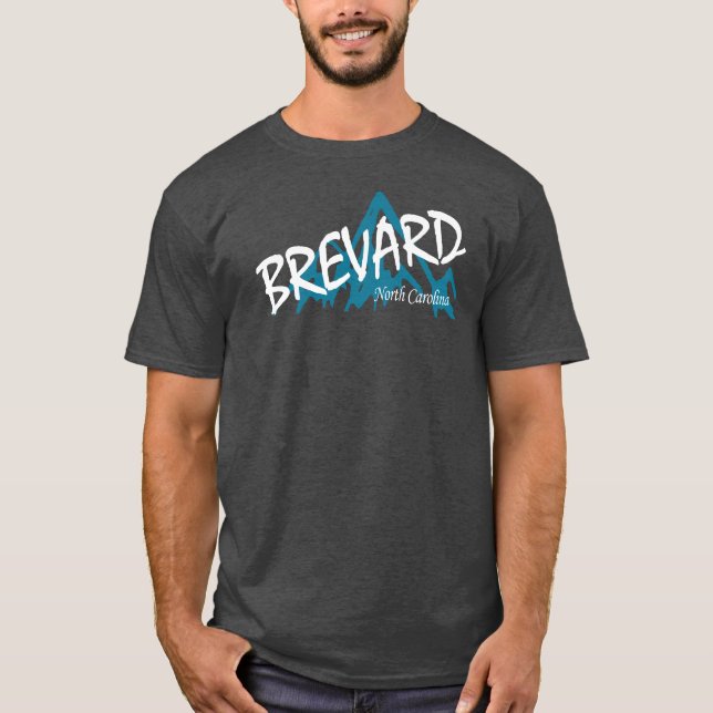Brevard North Carolina Mountains T Shirt (Framsida)