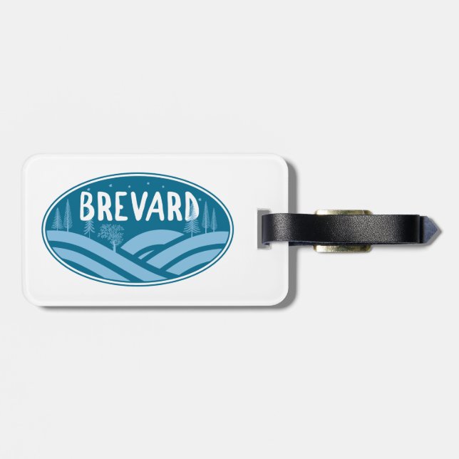 Brevard North Carolina Outdoor Bagagebricka (Baksida Vågrät)
