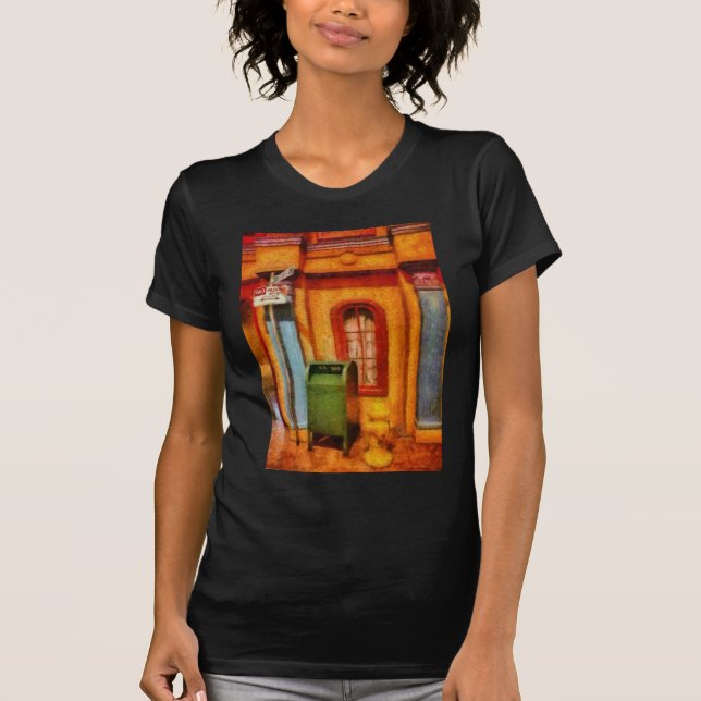 Brevbärare - inget parkera t shirt (Framsida)