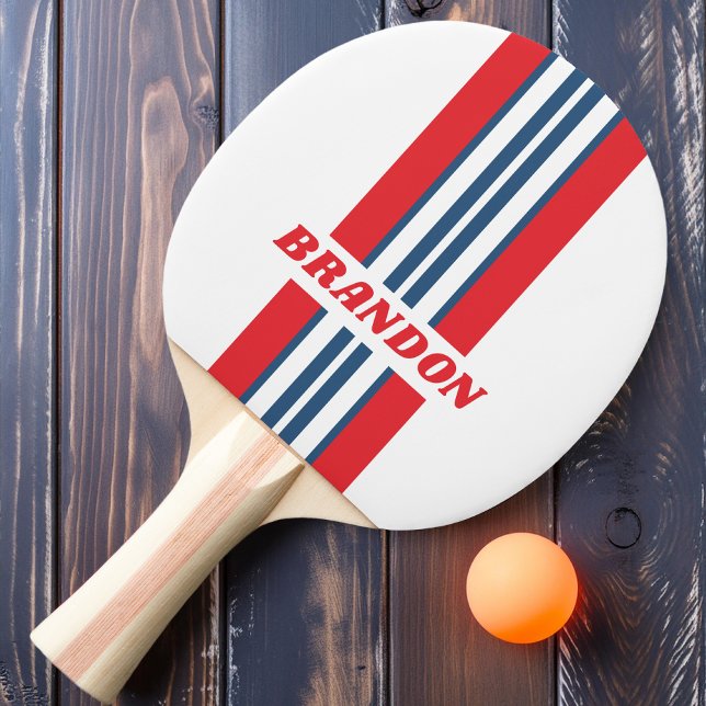 Brevbärare Nostalgisk Rally Rand med Namn Pingisracket (Skapare uppladdad)