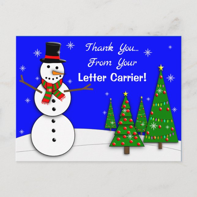 Brevbärare TACK KORT  (Framsida)